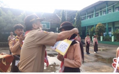 Pelantikan Anggota Pramuka Gudep MTsN 2 Garut